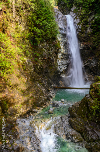 Beautiful waterfall in Spring.