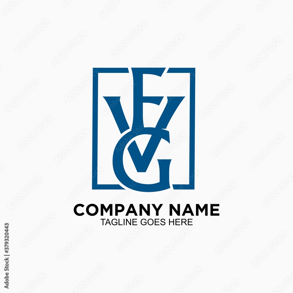 FVG intial logo design template for brand FVG intial logo design template for brand