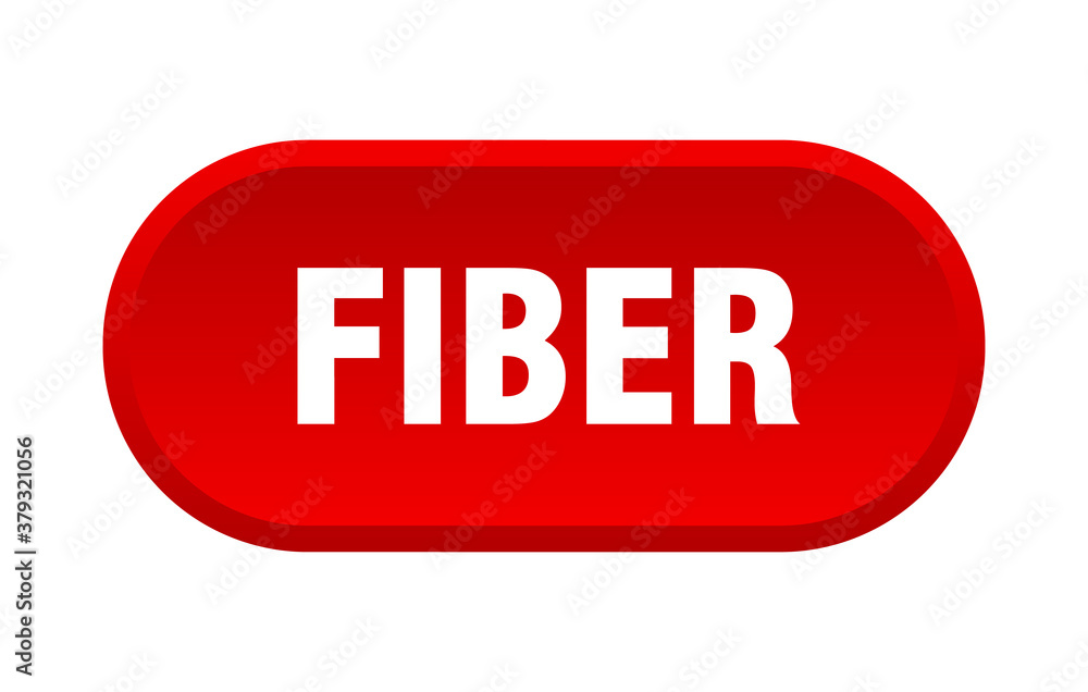 fiber button. rounded sign on white background fiber button. rounded sign on white background