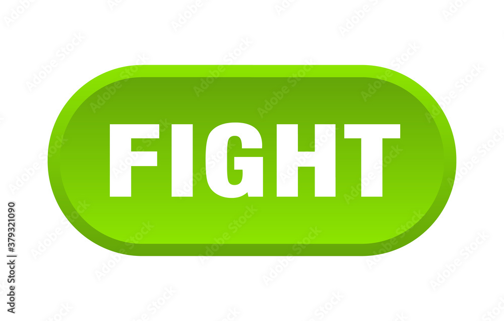 fight button. rounded sign on white background fight button. rounded sign on white background