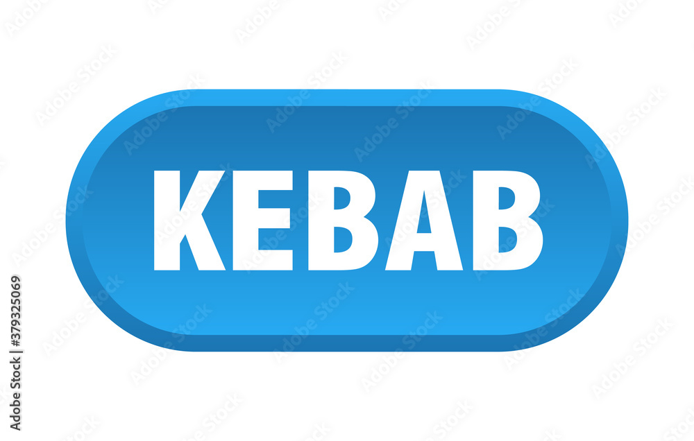 kebab button. rounded sign on white background kebab button. rounded sign on white background