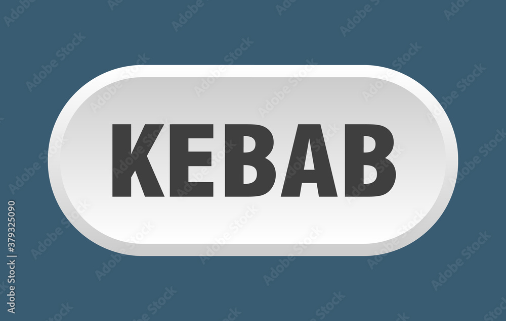 kebab button. rounded sign on white background kebab button. rounded sign on white background