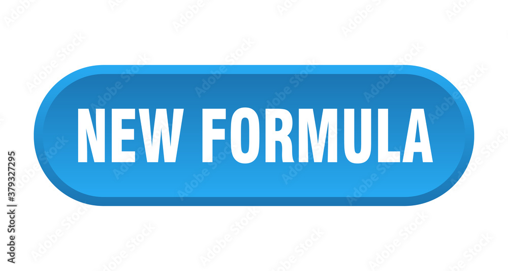 new formula button. rounded sign on white background new formula button. rounded sign on white background