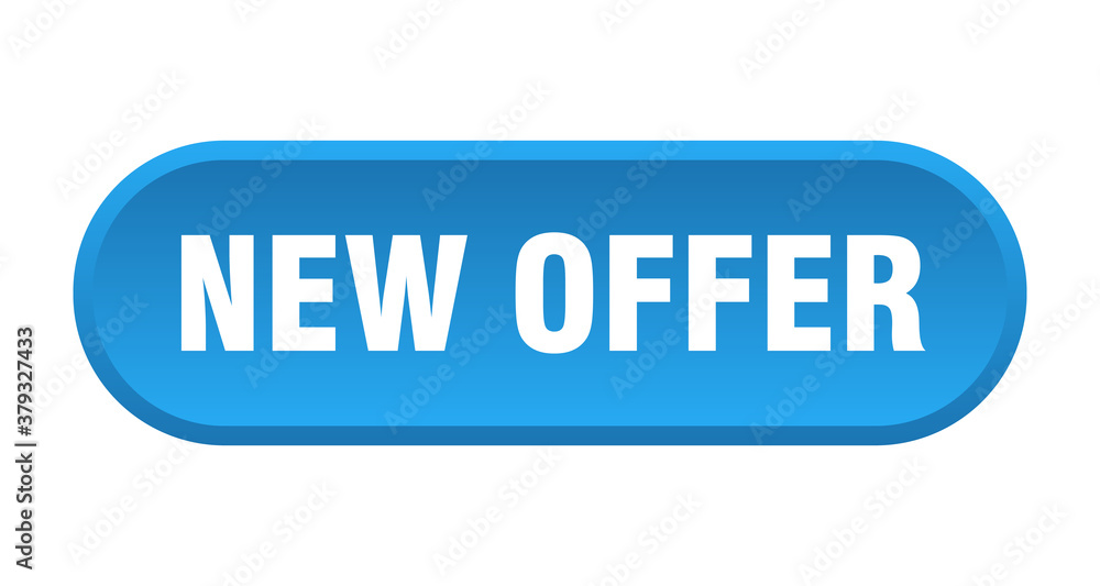 new offer button. rounded sign on white background new offer button. rounded sign on white background