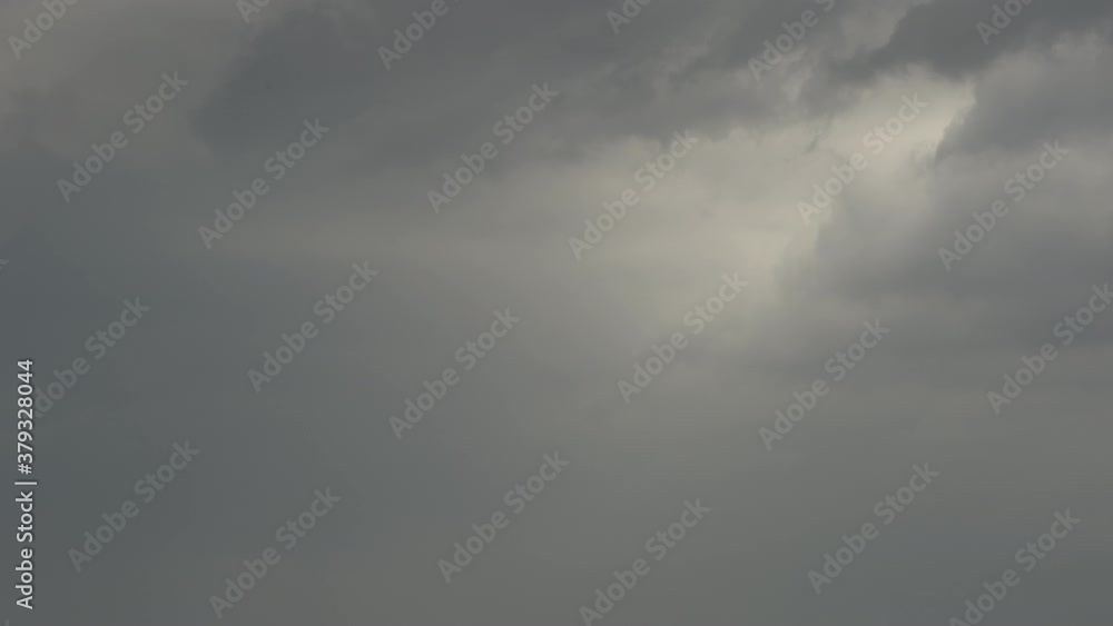 Time lapse. Gray rainy stormy overcast cloudy sky with moving dramatic clouds Time lapse. Gray rainy stormy overcast cloudy sky with moving dramatic clouds