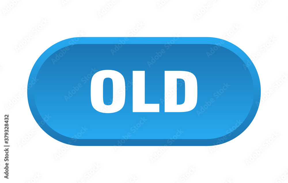 old button. rounded sign on white background old button. rounded sign on white background