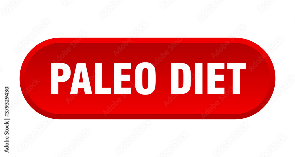 paleo diet button. rounded sign on white background paleo diet button. rounded sign on white background