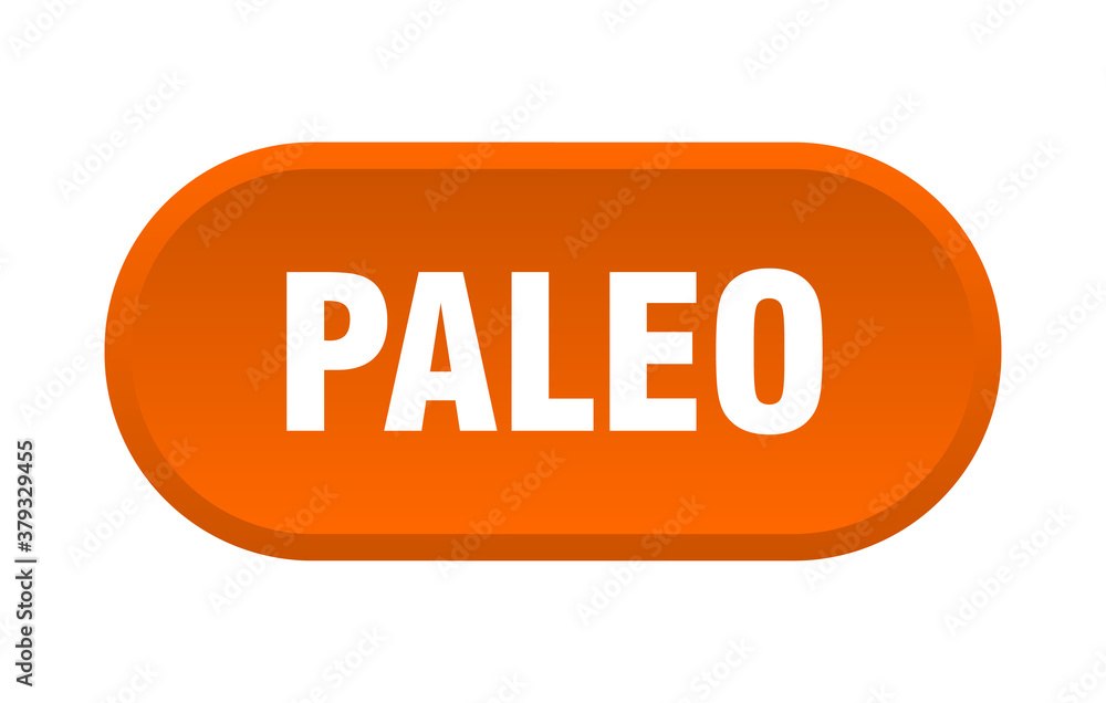 paleo button. rounded sign on white background paleo button. rounded sign on white background