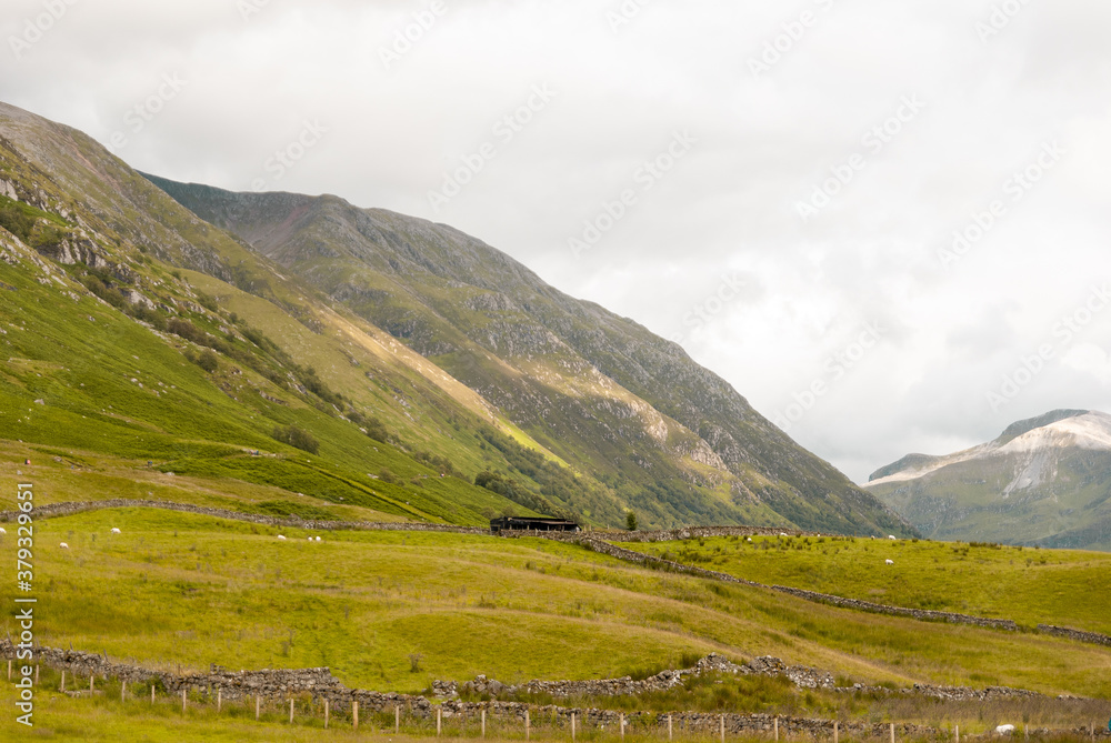 Scotland Highlands Mountains Shed