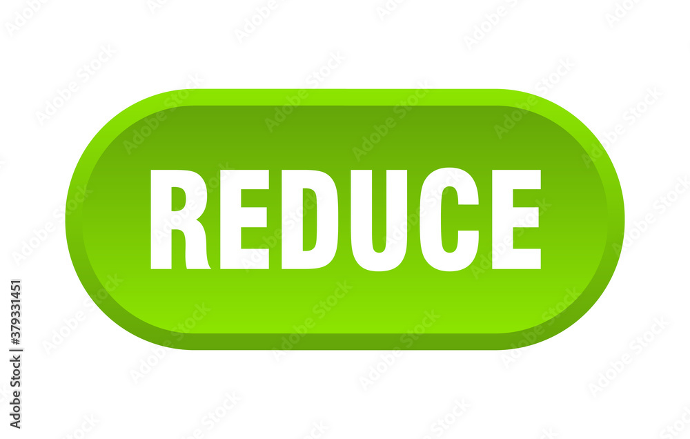 reduce button. rounded sign on white background reduce button. rounded sign on white background