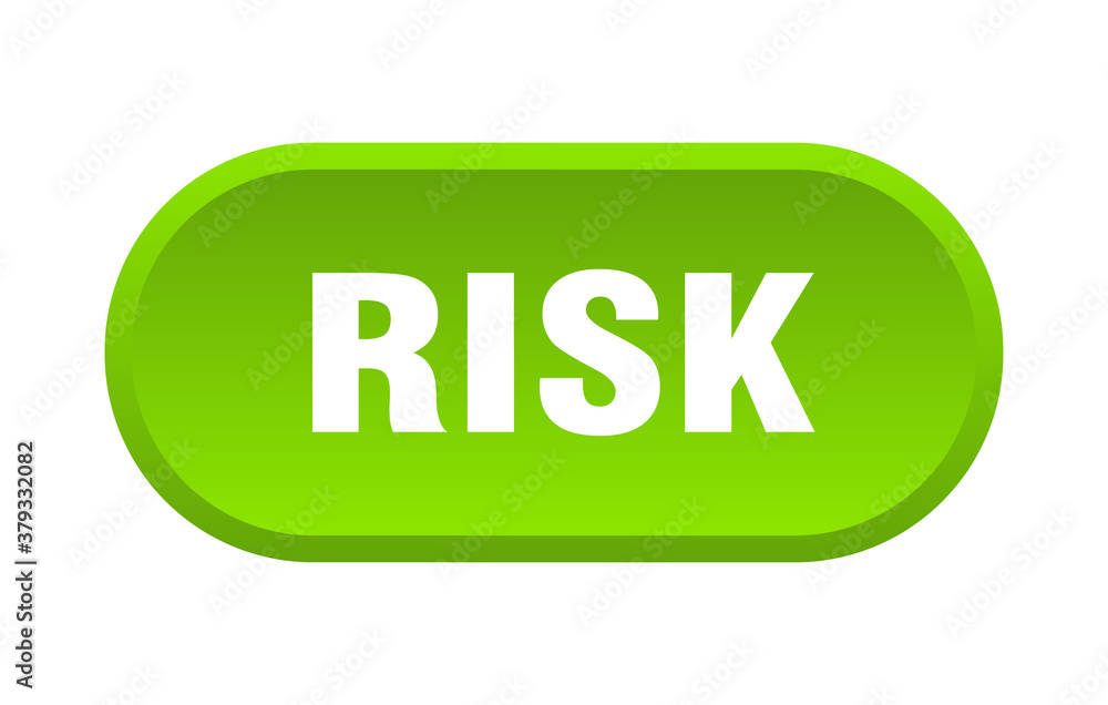 risk button. rounded sign on white background risk button. rounded sign on white background