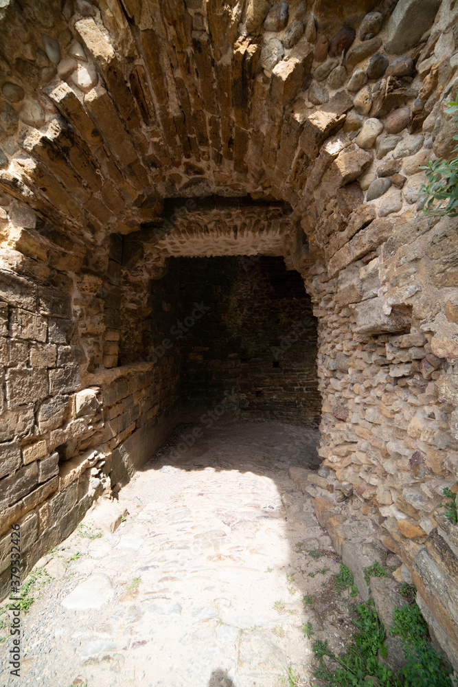 Passage médiéval de château 