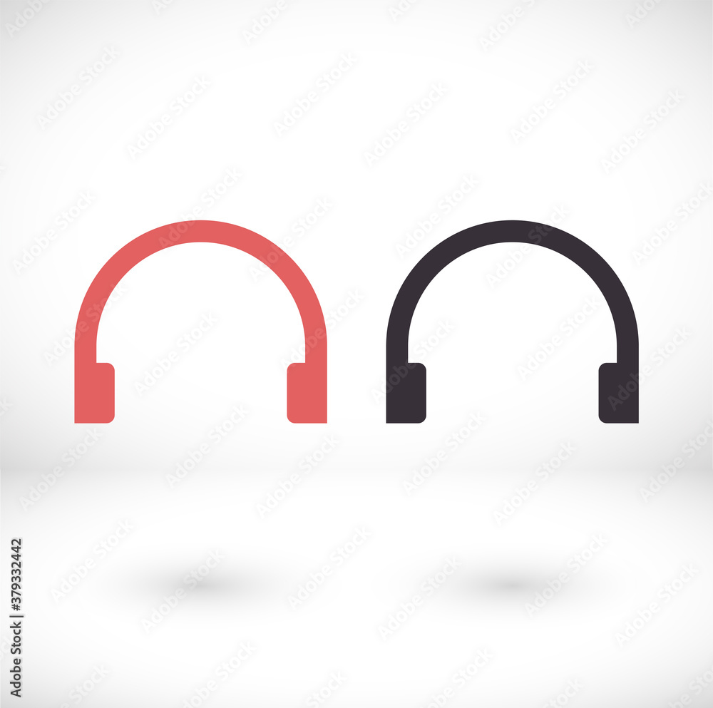 headphones icon vector. lorem ipsum Flat Design JPG headphones icon vector. lorem ipsum Flat Design JPG