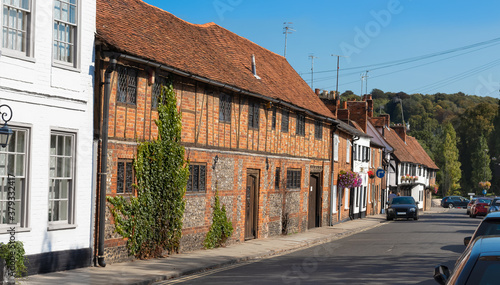 Fototapeta Naklejka Na Ścianę i Meble -  Tudor houses in Henley-on-Thames, England