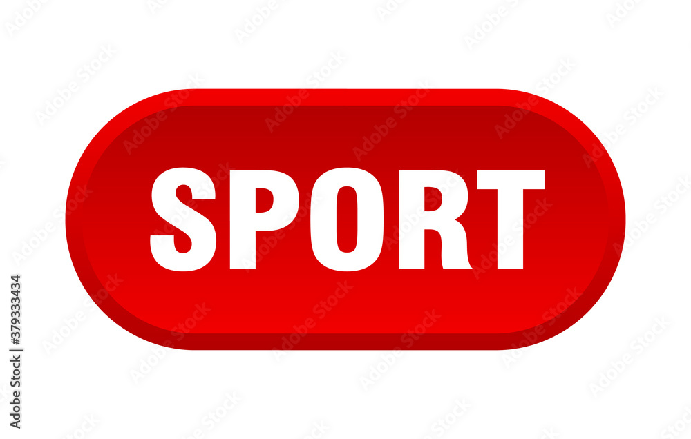 sport button. rounded sign on white background sport button. rounded sign on white background