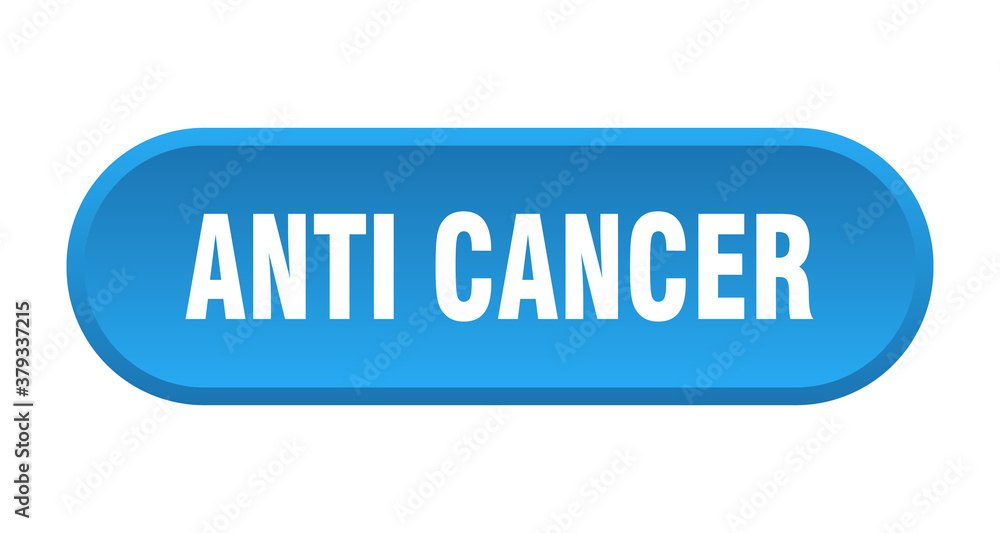 anti cancer button. rounded sign on white background anti cancer button. rounded sign on white background