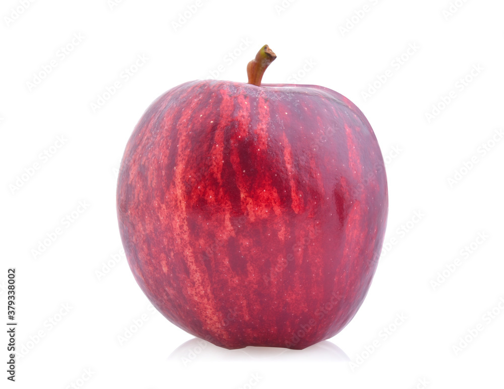 Fresh red apple isolated on white. Fresh red apple isolated on white.