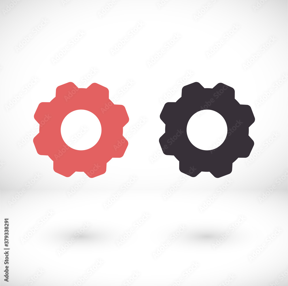 Settings isolated vector icon. Gear symbol. vector icon Gear tool or button for web application or UI. vector icon Trendy flat style Settings isolated vector icon. Gear symbol. vector icon Gear tool or button for web application or UI. vector icon Trendy flat style