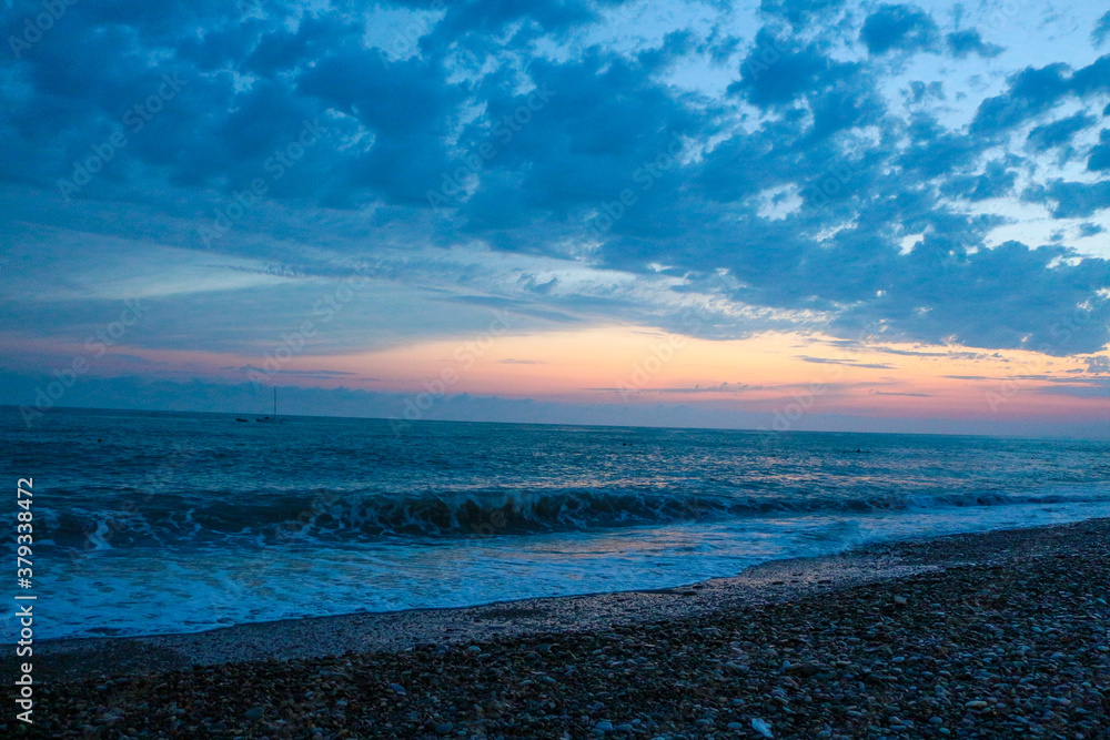 Obraz premium sunset over the sea