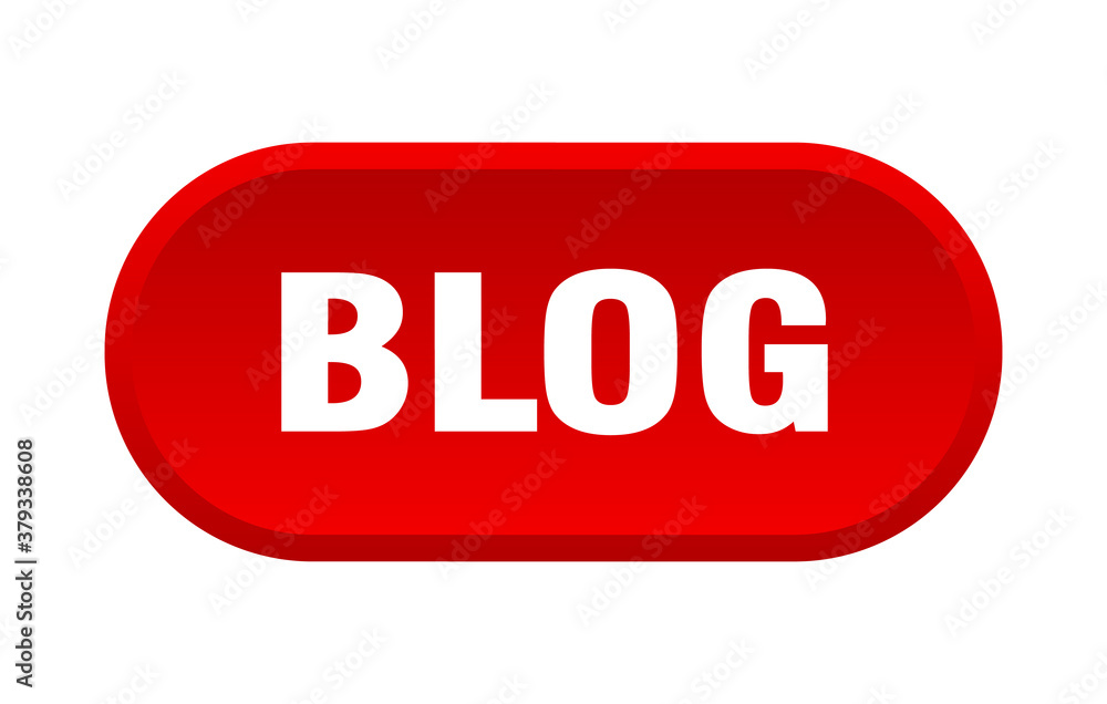 blog button. rounded sign on white background blog button. rounded sign on white background