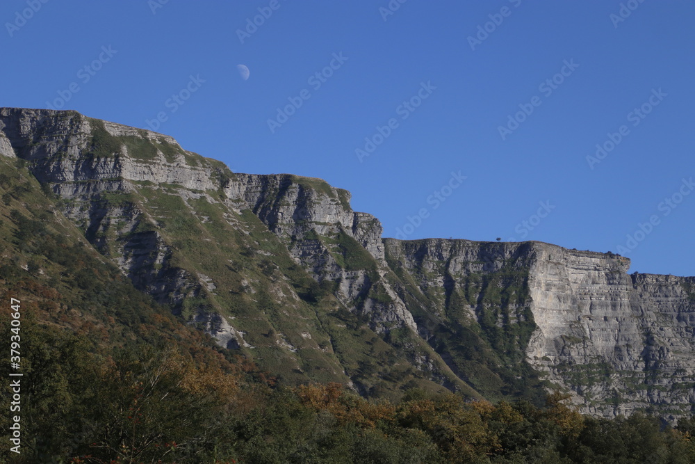 Mountains in the interior of Basque Country