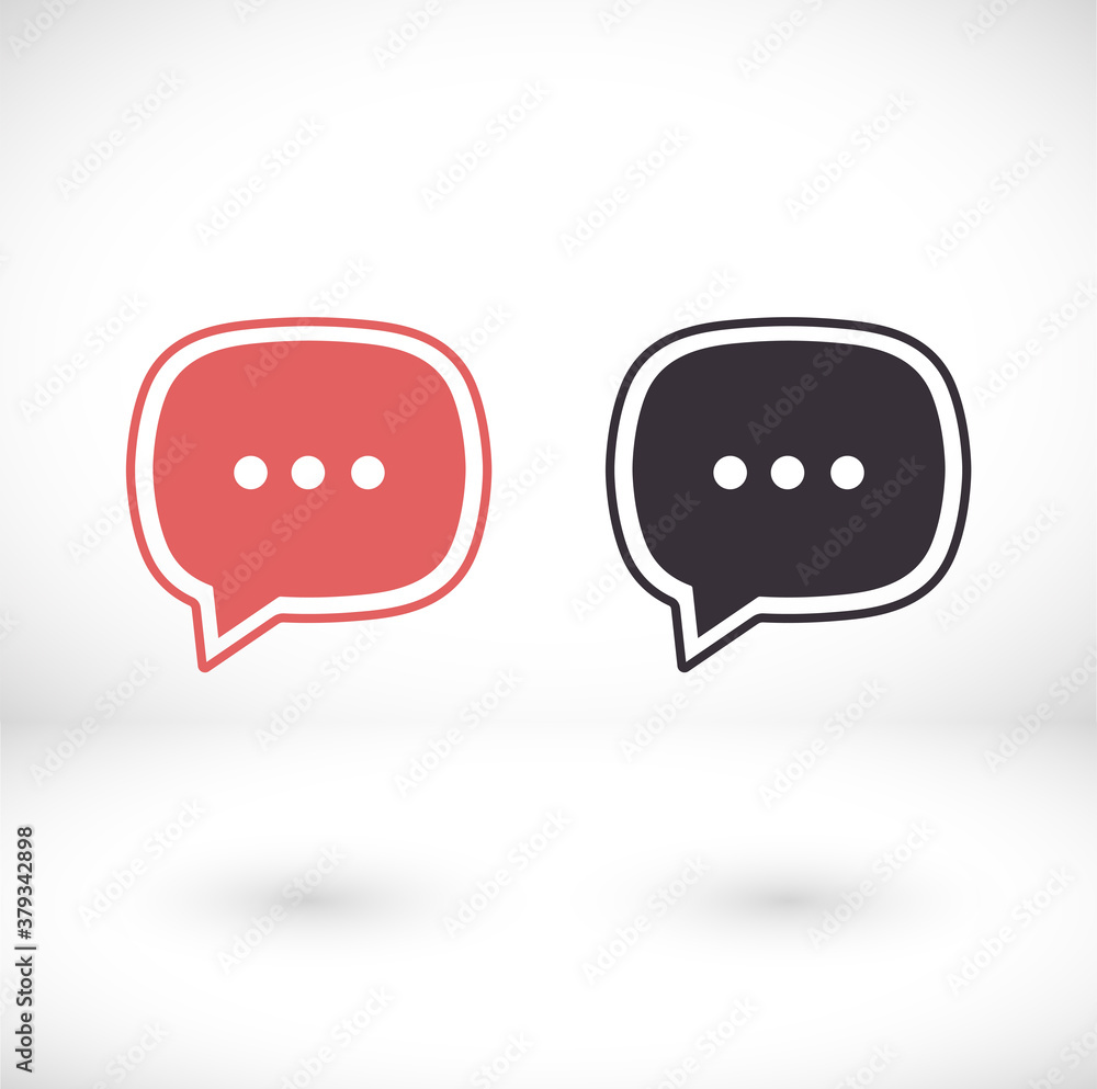 Fototapeta premium SMS mail vector icon. mail to receive SMS icon. mail to send SMS icon. mail for reading SMS flat