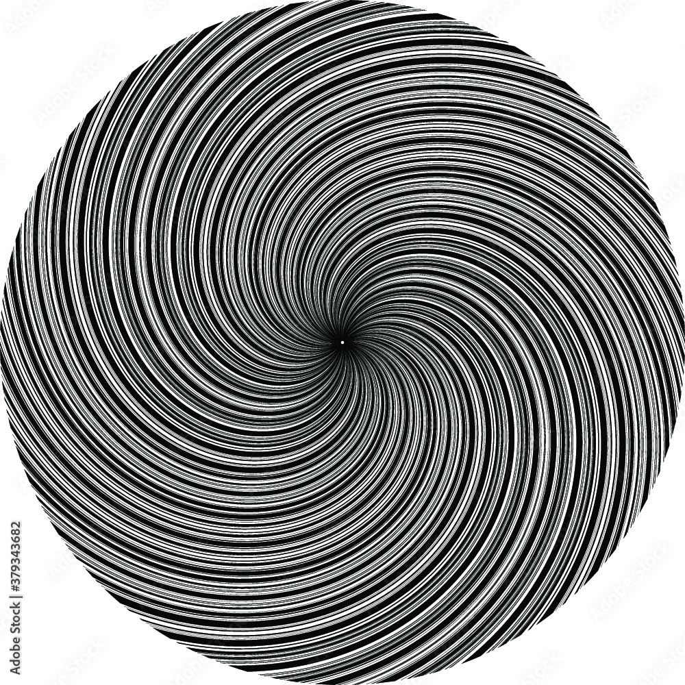 Obraz premium Lines in Circle Form for comic books . Explosion background . Vector Illustration .Technology round Logo . Circular Design element . Abstract Geometric shape . Sunburst .