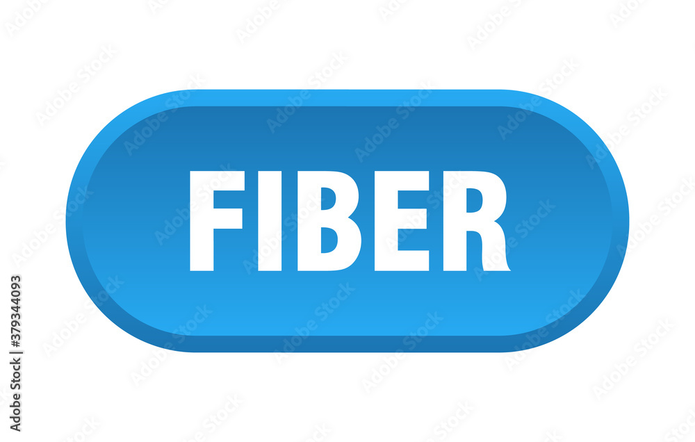 fiber button. rounded sign on white background fiber button. rounded sign on white background