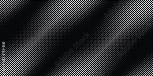 Abstract Black Diagonal Striped Background . Vector parallel slanting, oblique lines texture . Endless , seamless pattern