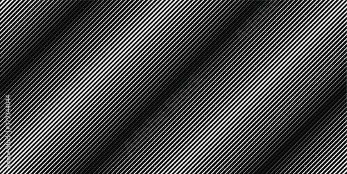 Abstract Black Diagonal Striped Background . Vector parallel slanting, oblique lines texture . Endless , seamless pattern