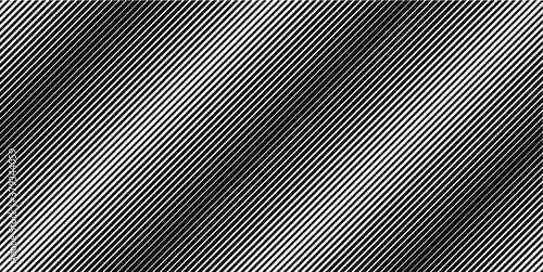 Abstract Black Diagonal Striped Background . Vector parallel slanting, oblique lines texture . Endless , seamless pattern