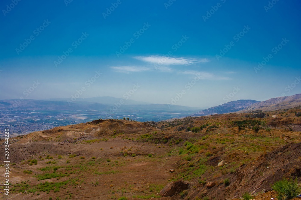 Bekaa valley in Lebanon viewed from a mountain Bekaa valley in Lebanon viewed from a mountain