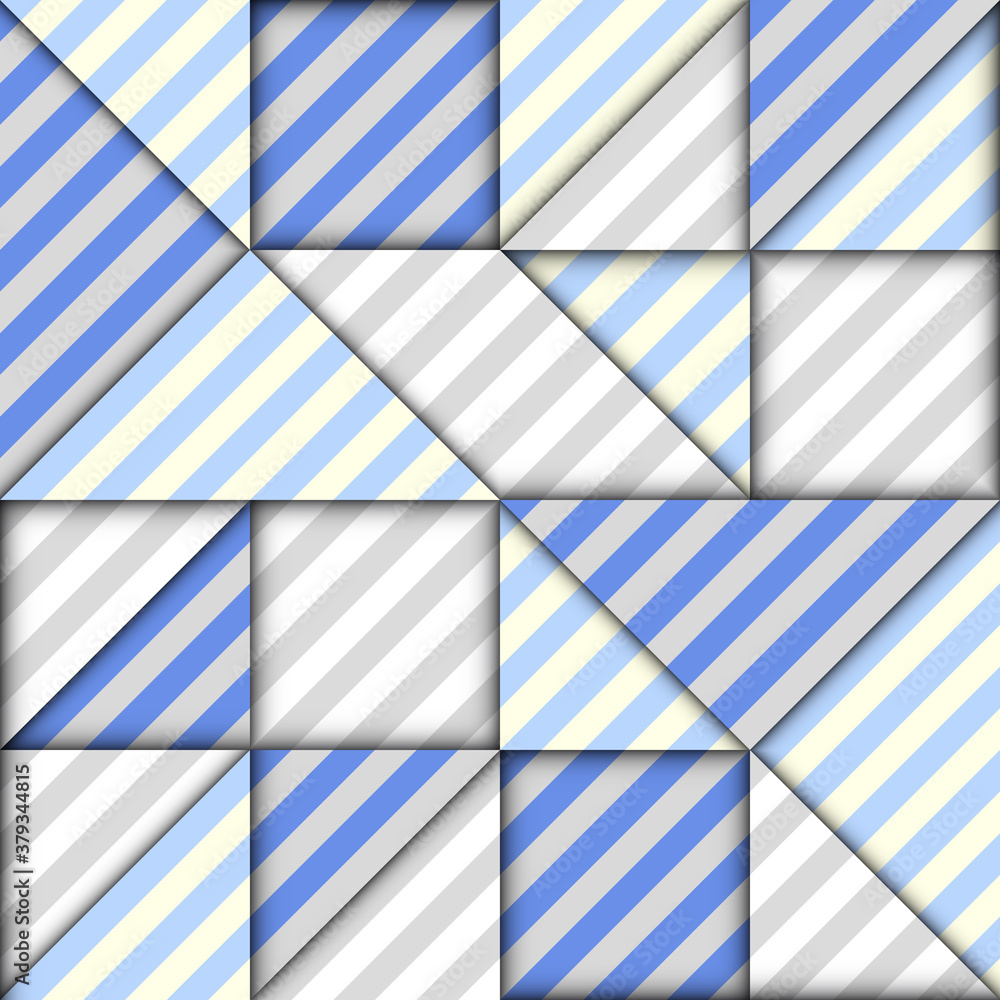 Seamless abstract background. Geometric diagonal pattern. Effect of a relief. Vector image. Seamless abstract background. Geometric diagonal pattern. Effect of a relief. Vector image.