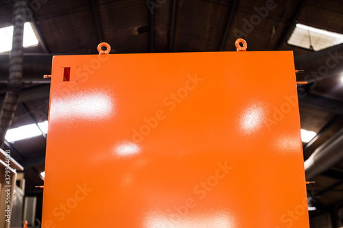 Powder coated bright colour on product
