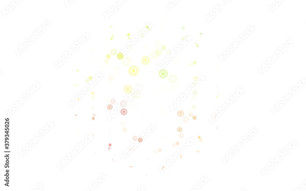 Light Orange vector pattern with spheres. Light Orange vector pattern with spheres.