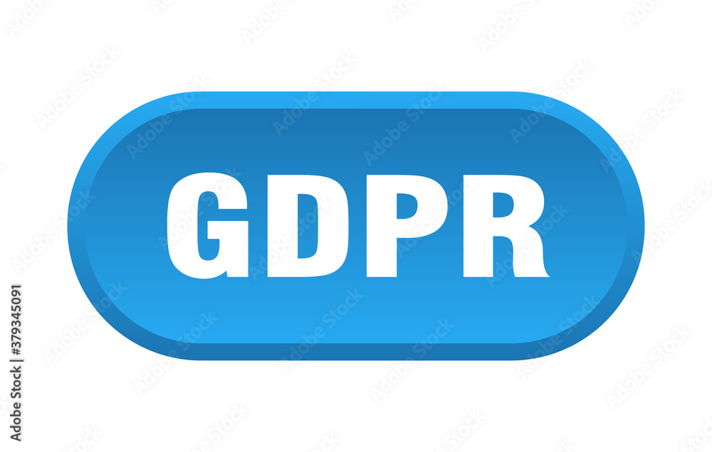 gdpr button. rounded sign on white background gdpr button. rounded sign on white background