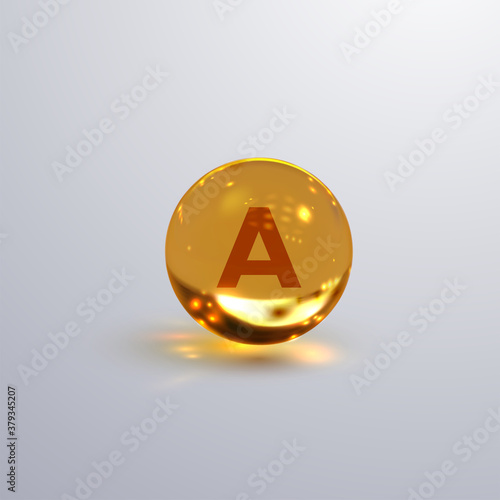 Vitamin A or retinol icon