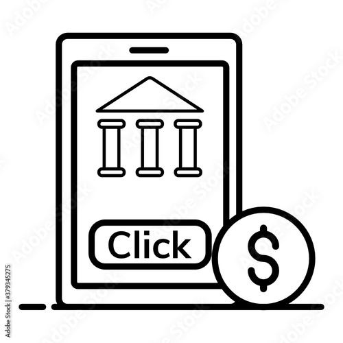 
Bank transfer icon in flat design 
