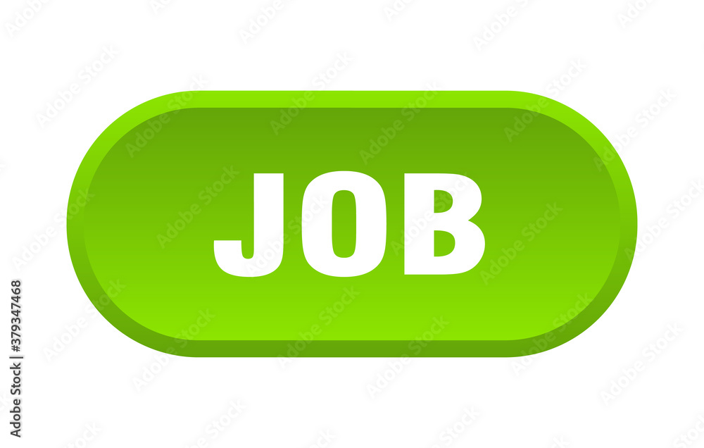 job button. rounded sign on white background job button. rounded sign on white background