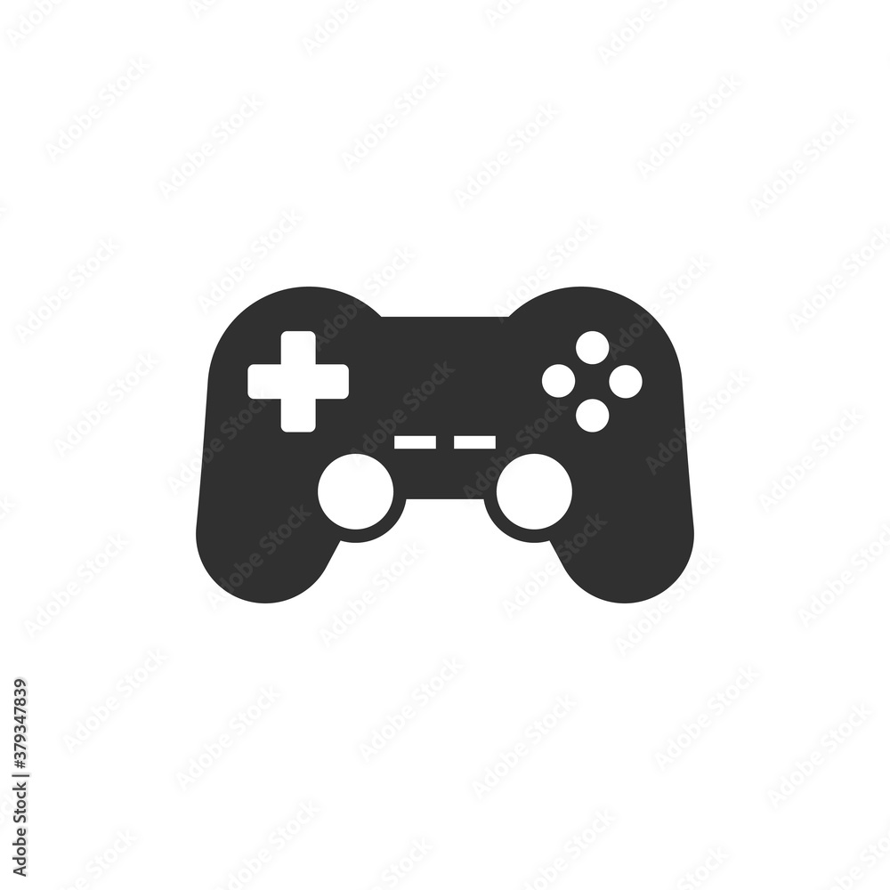 Game controller icon isolated on white background. Vector illustration. Game controller icon isolated on white background. Vector illustration.