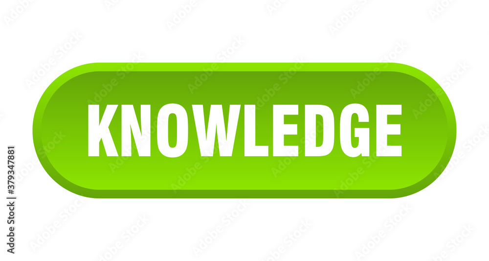 knowledge button. rounded sign on white background knowledge button. rounded sign on white background