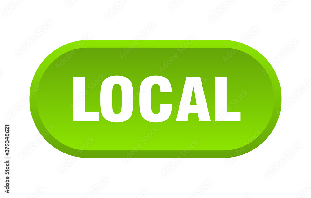 local button. rounded sign on white background local button. rounded sign on white background
