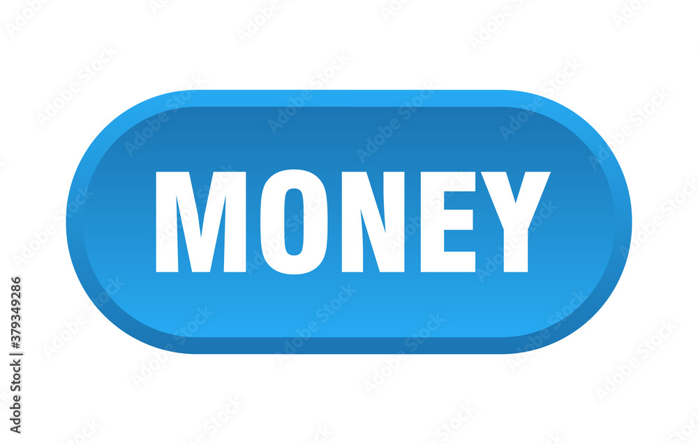 money button. rounded sign on white background money button. rounded sign on white background