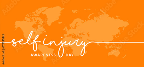 World cancer day or hope Orange ribbon awareness month symbol of leukemia, animal abuse cancer association, multiple sclerosis RSD, hyperactivity ADHD and pain syndrome ribbons World Kidney Day, march