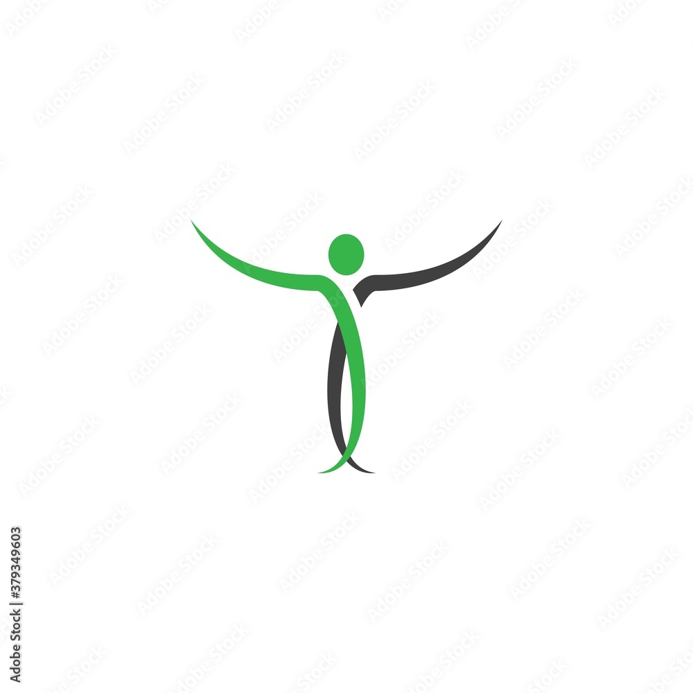 Human Health care logo design template vector Human Health care logo design template vector