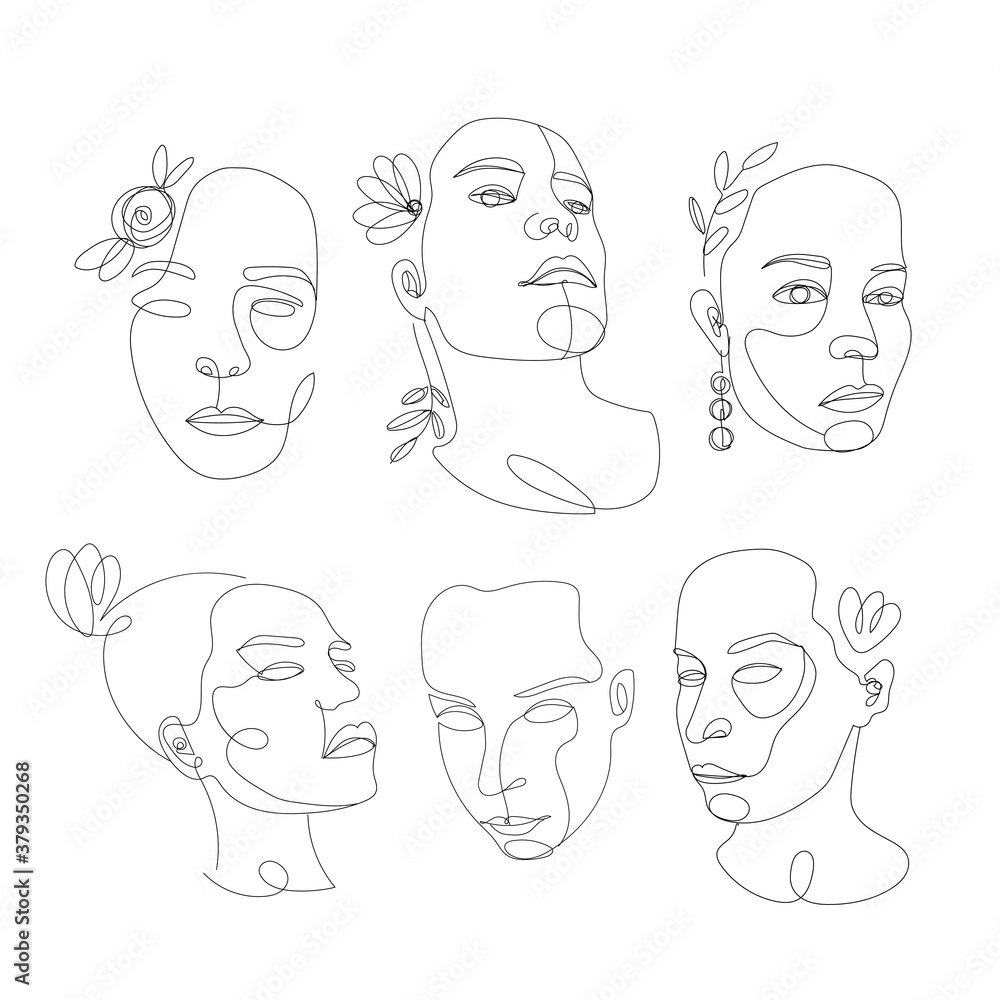 Line art beautiful woman. Perfect illustration for poster, packaging, web Line art beautiful woman. Perfect illustration for poster, packaging, web