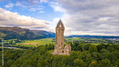 Quadro su tela Wallace Monument in Stirling, Scotland