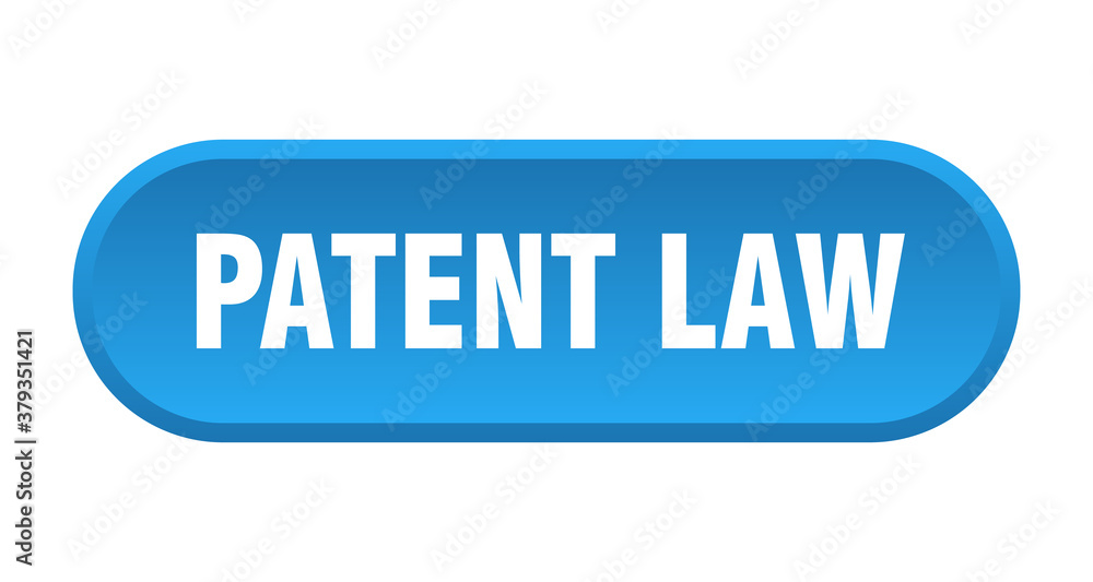 patent law button. rounded sign on white background patent law button. rounded sign on white background