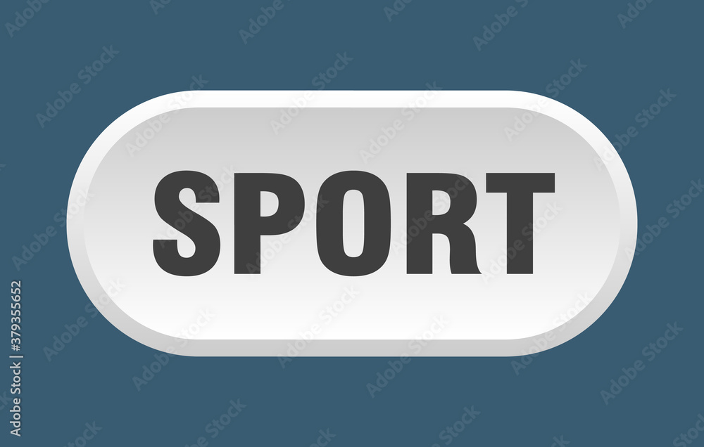 sport button. rounded sign on white background sport button. rounded sign on white background
