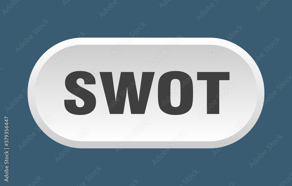 swot button. rounded sign on white background swot button. rounded sign on white background